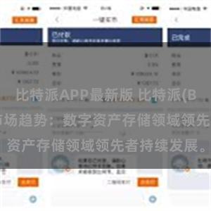 比特派APP最新版 比特派(Bitpie)钱包市场趋势：数字资产存储领域领先者持续发展。