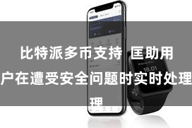 比特派多币支持  匡助用户在遭受安全问题时实时处理